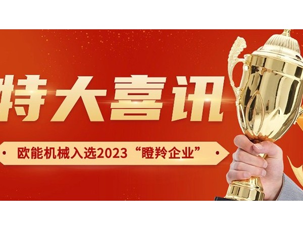 喜讯！南京樱桃视频大全免费高清版下载机械有限公司荣获2023年南京市“瞪羚企业”称号
